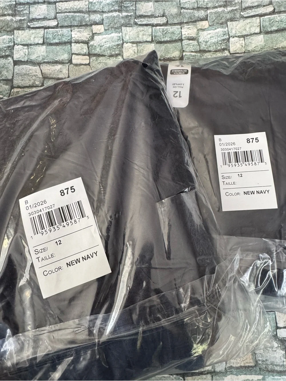 Boys Uniform Pull-On Pants Lot of 4 Sz 12